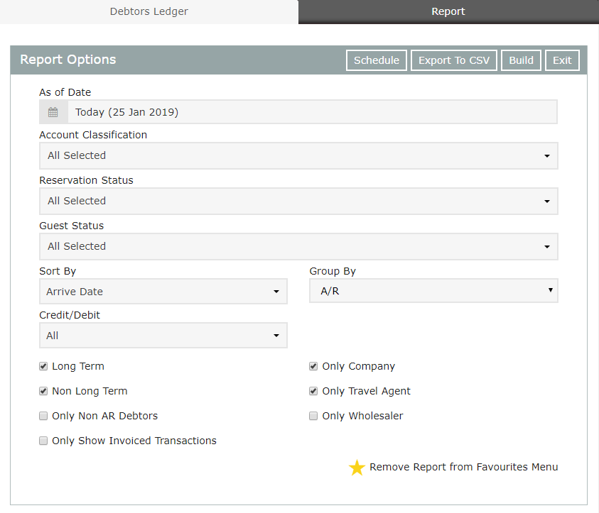 Generate an Accounts Receivable Summary on the Debtors Ledger Report - 1.png