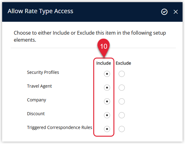 Save confirmation dialog for a new Derived Tariff in RMS, prompting to include all options when saving the BIG4 promotional deal and the Save button selected.