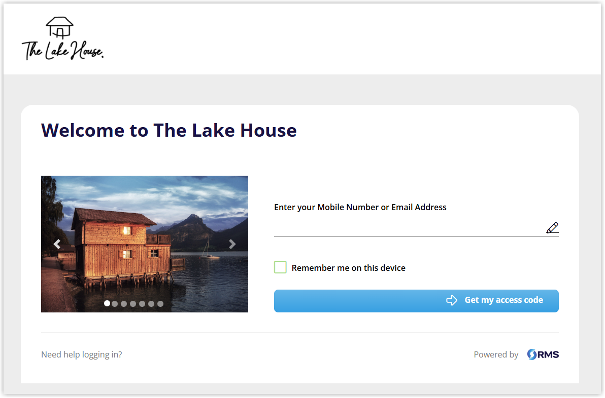 Screenshot of the RMS Guest Portal home screen as seen by a guest.png