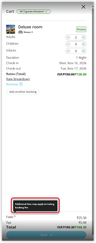 Booking Engine cart showing fee tooltip.png